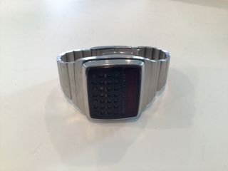 Hewlett - Packard HP01 Calculator Watch in Stainless With box 5