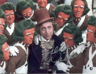 Gene Wilder - Willie Wonka - Hand Signed Autographed Photo With