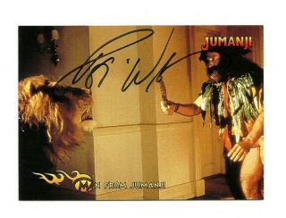 Robin Williams Autograph Jumanji Card 19 Nmint Auto Hand Signed