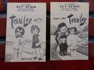 July & August 1955 Terri Lee Doll 2 Child 