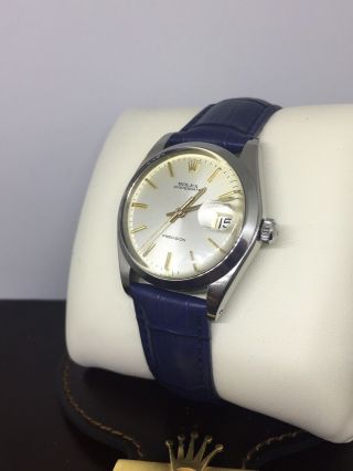 Rolex Oysterdate Precision 6694 Ss Luxury Watch W/ Box Orig.
