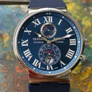 Ulysse Nardin Marine Chronometer Ref.  263.  67 Automatic Watch 100 41 Mm