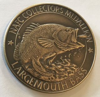 North American Fishing Club Nafc Largemouth Bass Coin Medal