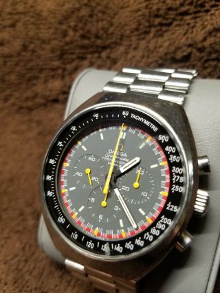 Omega Speedmaster Professional Mark Ii Racing Dial Chronograph Watch 145.  014