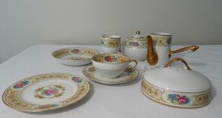 French Limoges (7 Pc. ) Breakfast Set For J.  E.  Caldwell & Co.  Phila.