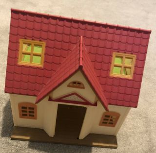 Sylvanian Families Red Roof Cosy Cottage House House Only Removable Floor Play