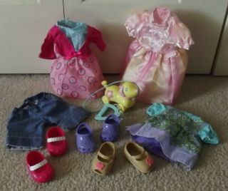Fisher Price Little Mommy Baby Doll Clothes,  Shoes & Replacement Dog