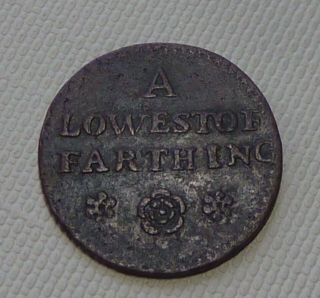 Lowestoft,  Lowistoff Suffolk 17th Century 1/4d Farthing Token - W224 Town Issue