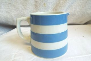 Vintage Blue/white Cornishware T.  G.  Green England Green Mark Creamer