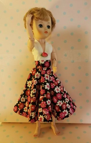 Lined Summer Dress For Vintage Dollikin Uneeda 2s 19 - In Doll And Cissy