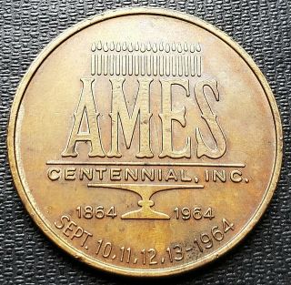 1964 Ames Iowa Good For 50 Cents Trade Token - Centennial