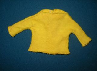 Vintage Francie Clam Diggers 1966 1258 Yellow Tee Shirt Top