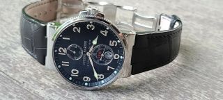 Ulysse Nardin Maxi Marine Chronometer Stainless Steel Automatic Wristwatch