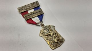 1974 Vintage Nra National Rifle Association Small Bore Award Prize Medal