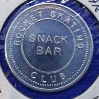 Okc Ok - Trade Token - Rocket Skating Club Snack Bar - Gf 10¢ - Lo - 318