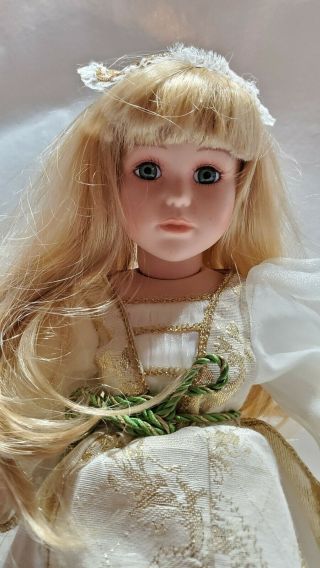 Westminister Adorable Vintage Porcelain Christmas Doll