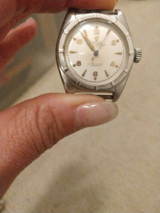 Vintage rolex oyster perpetual mens watch Bubble Back No band 1950 - 1960 2
