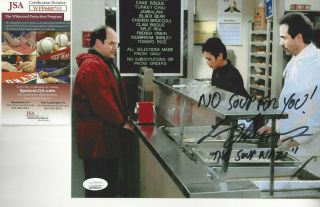 Seinfeld Soup Nazi Autographed 8x10 Photo With George On Line Jsa Certified