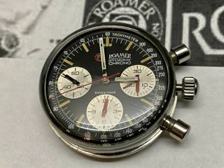 ROAMER STINGRAY VALJOUX 72 vintage chronograph diver 1969 4