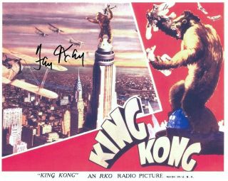 Fay Wray Signed King Kong 8x10 W/ Empire State Bldg York City Skyline