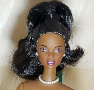 2000 Avon Exclusive Barbie Timeless Silhouette - African American - Doll Only