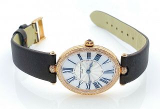 Frédérique Constant Classics Art Deco Oval 18k Rose Gold & Diamonds Watch G451