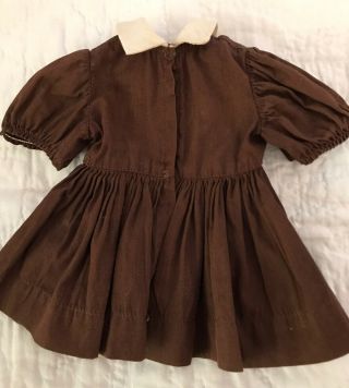 Vintage Brown Dress for 16” Terri Lee Doll Tagged 2