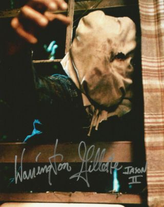 Warrington Gillette Jason Friday The 13th Signed Photo 8x10 Autograph Horror