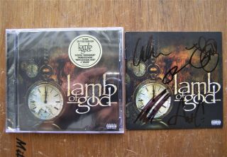LAMB OF GOD SIGNED CD AUTOGRAPHED BY FULL BAND 2020 2