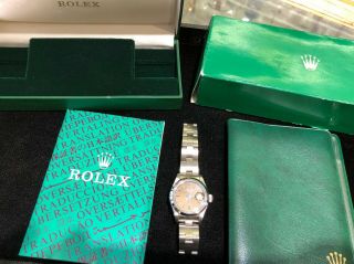 Rolex Ladies ' Oyster Perpetual Date Just Stainless Steel Watch - 26mm 4