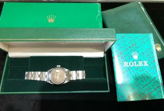 Rolex Ladies ' Oyster Perpetual Date Just Stainless Steel Watch - 26mm 5