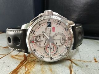 Chopard Mille Miglia Gt Xl Chronograph Cosc 44mm Automatic Watch On Leather