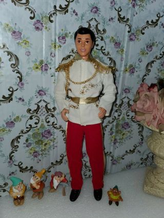 Vintage 1991 Mattel Disney Classics Cinderella Prince Charming Doll