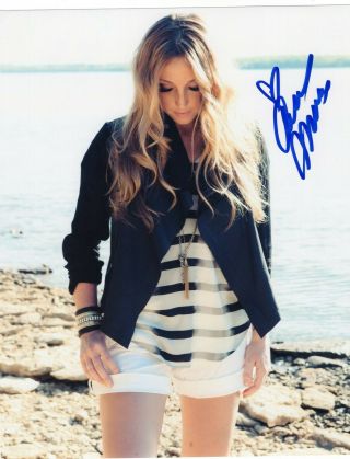 Ashley Monroe Signed 8x10 Photo W/coa Singer Country Satisfied 1