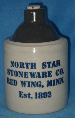 1992 Rwcs Red Wing Collectors Society North Star Jug Commemorative