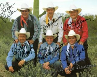 Sons Of The Pioneers Band Signed Autograph 8x10 Signed Press Photo - Big Lebowski