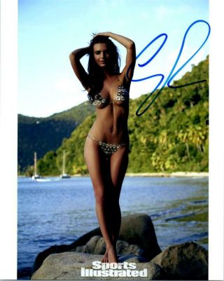 Emily Ratajkowski Signed 8x10 Photo Autographed Picture,