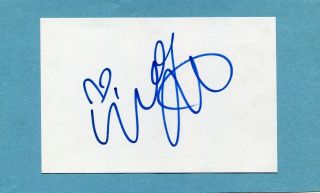 Mandy Moore.  Autograph.  Hand Signed.  4 - 6 Inch.