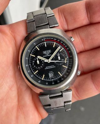 Vintage Heuer Montreal Automatic Calibre 12 Chronograph Watch