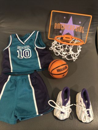 American Girl Doll Pleasant Co Basketball Outfit With Accressories