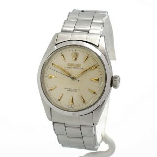 Vintage 1954 Rolex Oyster Perpetual Chronometer 6284 Mens Wristwatch Nr 10187