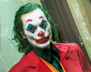 Joaquin Phoenix Autographed Joker 8x10 Photo