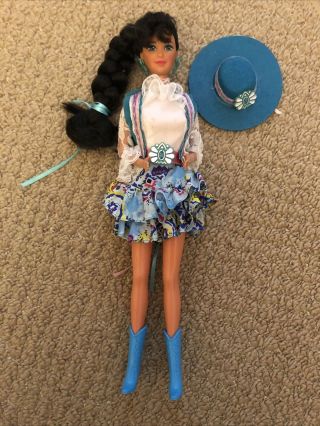 Barbie Doll 1989 Western Fun Barbie Doll Nia