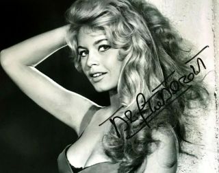 Brigitte Bardot Signed Autographed Photo.  And God Created Woman.  Shalako.  French