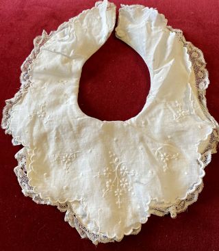Vintage Baby Bib For French Or German Bisque Baby Doll