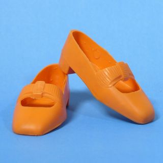Vintage Crissy Doll Orange Bow Shoes Brandi Terry Tressy Ideal 1969