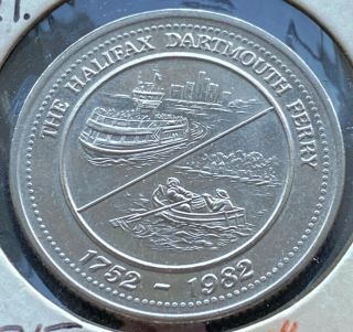 1982 Halifax - Dartmouth Nova Scotia $1 Trade Token - The Ferry