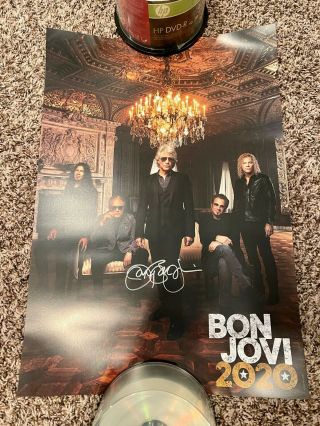 Jon Bon Jovi Authentic Hand Signed Poster - 2020 - 11x17 - Bon Jovi