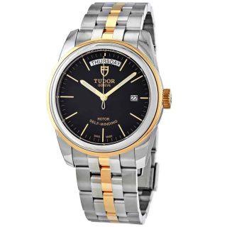 Tudor Glamour Day Date Automatic Diamond Black Dial 39 Mm Watch M56003 - 0007