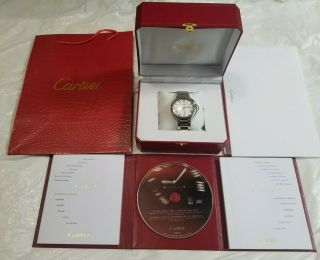 Cartier Ballon Bleu Mens Stainless Steel/gold Tone 42mm 713685nx Watch